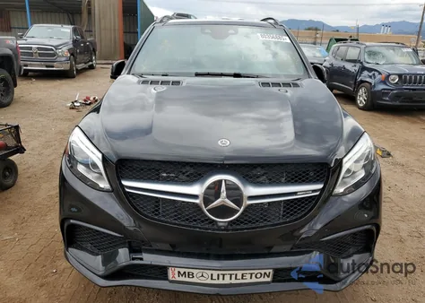 2018 Mercedes-Benz Gle 63 Amg-S 4Matic z USA, uszkodzony, nr VIN 4JGDA7FB0JB055078